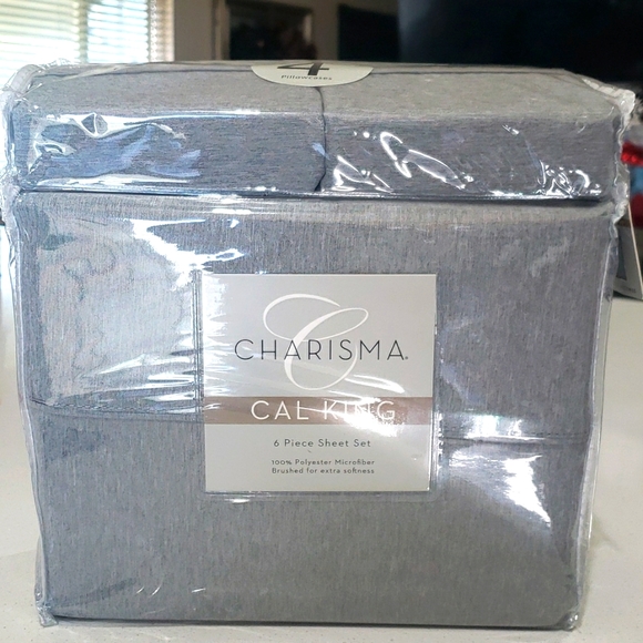 Charisma Bedding Charisma Microfiber Sheet Set 6pc Cal King Size